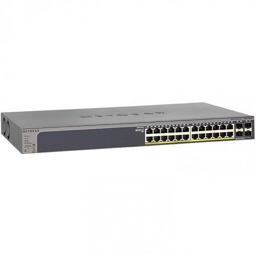 Netgear GS728TP 24 + 4 SFP Port Pro Safe Gigabit PoE Manage Switch  Product ID 1010222