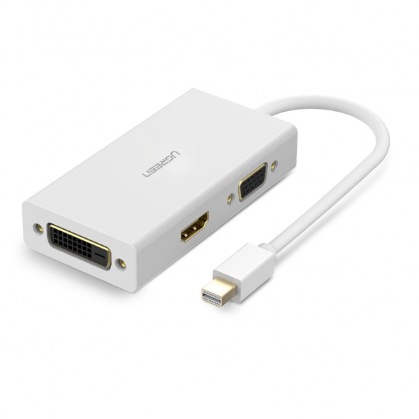 UGREEN Mini DP To HDMI DVI VGA Adapter  Product ID 1007505