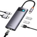 Baseus 6-In-1 USB Type C Hub For MacBook, Laptops (4K HDMI, 100W PD Charging, 3 USB 3.0 Ports, 1000Mbps Ethernet Port Adapter)  Product ID 1010902
