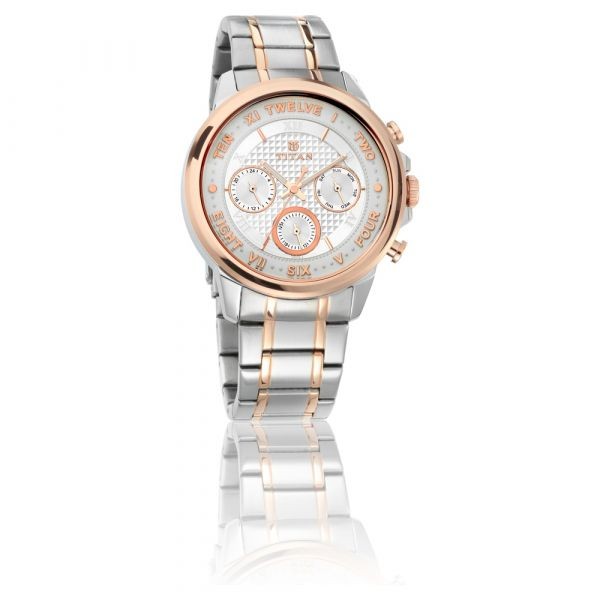 Titan White Dial Stainless Steel Strap Watch (1747KM01)  Product ID 107373