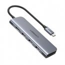 UGREEN CM195 USB-C To 3 Ports USB3.0-A Hub + HDMI + TF/SD  Product ID 1010800