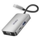 WIWU A513HVP Alpha 5 IN 1 Type-C Data Hub Adapter  Product ID 1012291