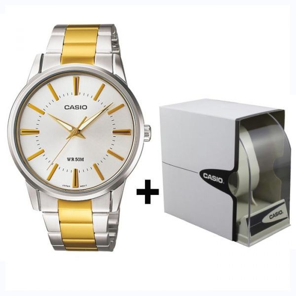 Casio Two Tone Elegant Gents Watch (MTP-1303SG-7AV)  Product ID 101811