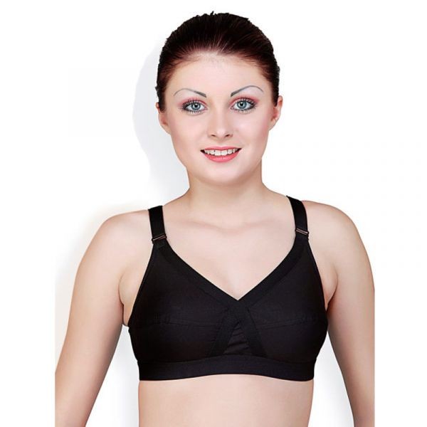 Floret Black Full Coverage Bra  Product ID 106847