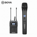 BOYA BY-WM8-PRO-K3 UHF Wireless Interview Mic With One Receiver And One Handheld Dual Microphone  Product ID 1010469      Skip to the end of the images gallery