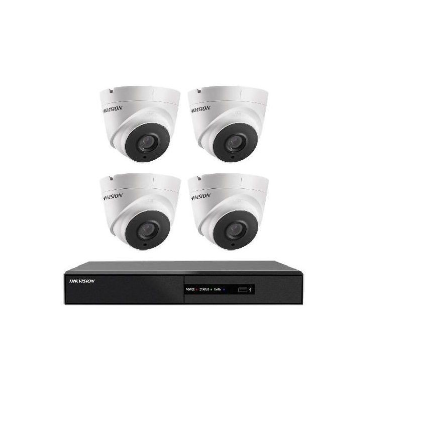 Hikvision 2MP 4 Camera Full Package  Product ID 106571