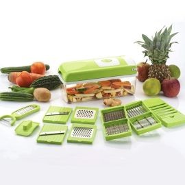 PLATINUM 16-In-1 Quicker Vegetable Chipper Slicer Grater & Chopper Vegetable & Fruit Grater & Slicer