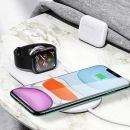 USAMS 2 In 1 Wireless Charger With Cable For Apple Watch IPhone Airpod Pro  Product ID 1012115