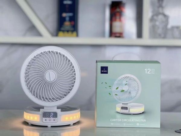 WiWU FS05 Carter Circulating Fan Foldable Rechargeable 4000mAh Battery  Product ID 1014454