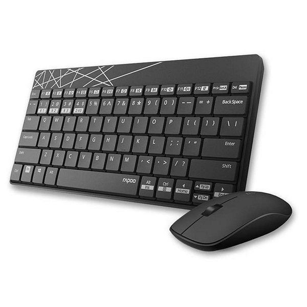 Rapoo 8000M Multi-Mode Wireless Keyboard And Mouse Combo  Product ID 1015480