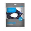 HDMI 3.0M 1.4v Braided Cable  Product ID 107436