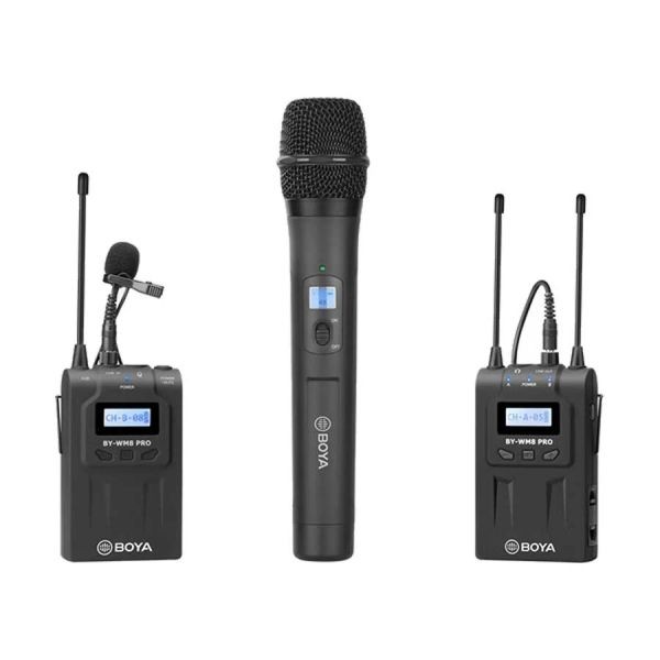 BOYA BY-WM8 Pro-K4 UHF Dual-Channel Wireless Microphone System  Product ID 1014368