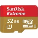 Sandisk 32GB Extreme MicroSDHC 4K UHD Memory Card  Product ID 106976